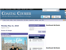 Tablet Screenshot of community.coastalcourier.com